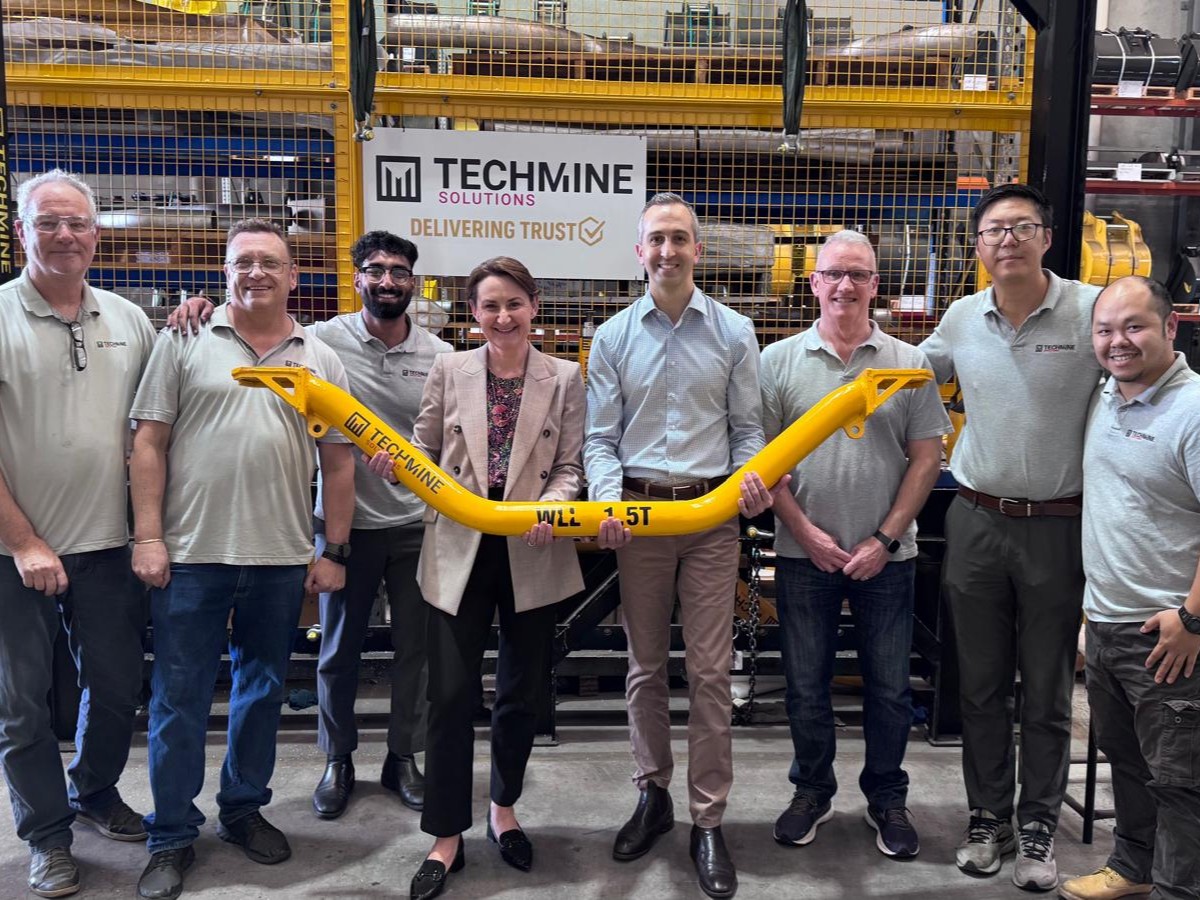 Techmine Solutions Welcomes Minister Sanderson and Parliamentary Secretary Pastorelli.